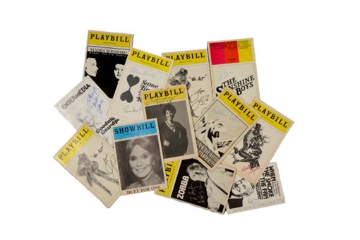 Broadway Legends Signed Lot of 16 Different Items (42 Autographs)